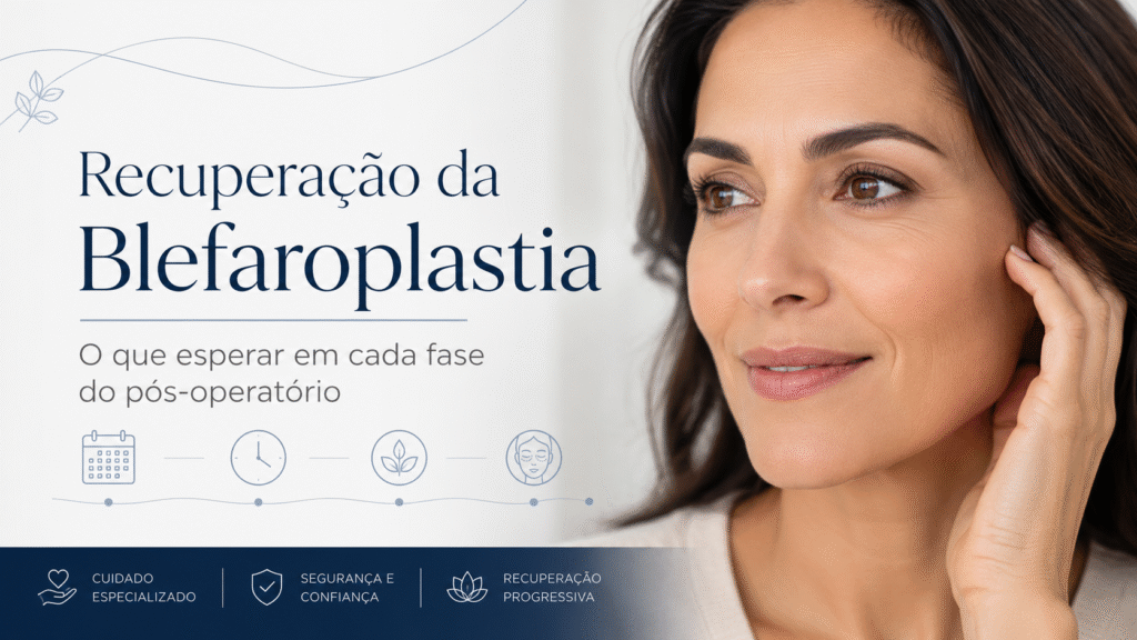 Recuperação da blefaroplastia: cuidados no pós-operatório da cirurgia de pálpebras